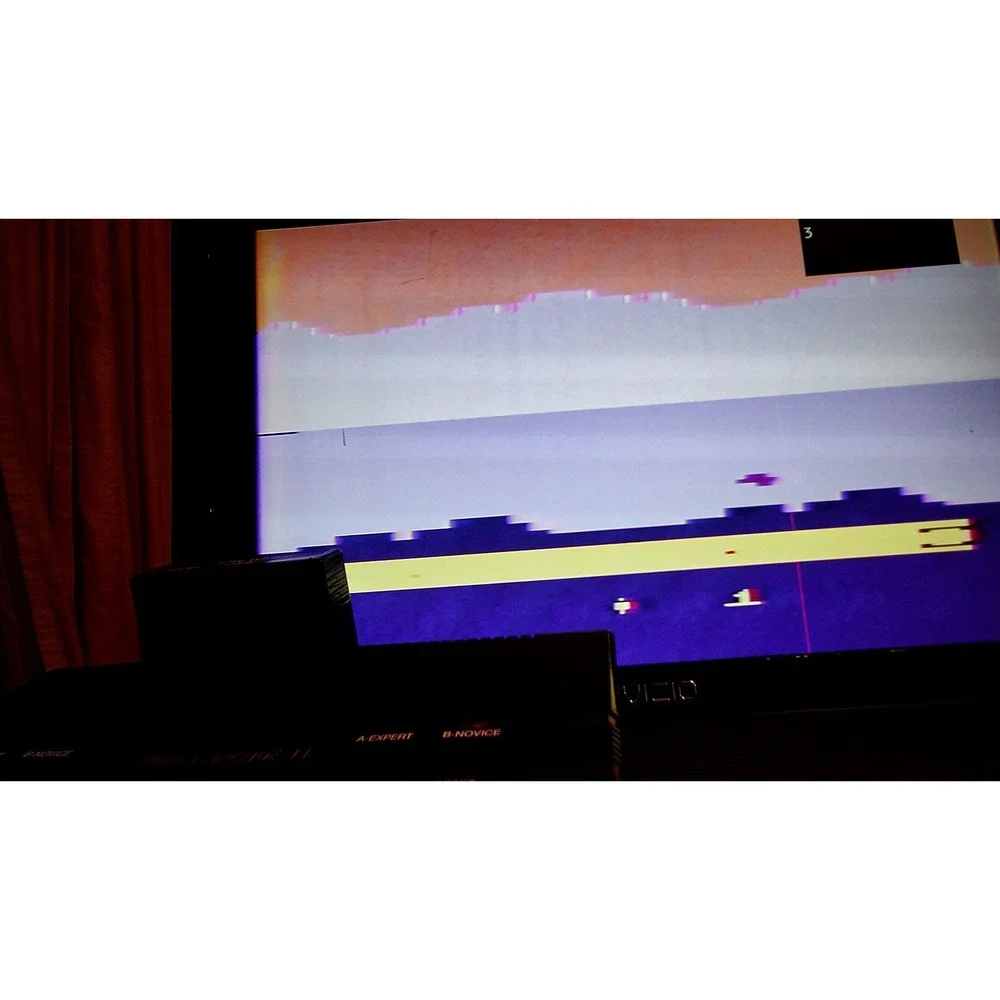 4 CCE Atari 2600 Games Star War Jaw Breaker Football Spider Fighter Brazil NTSC